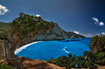 Картинка porto katsiki lefkada greece природа побережье ioanian sea порто кацики лефкада греция ионическое море пляж скалы