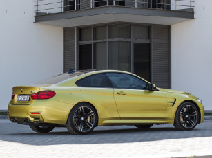 Картинка автомобили bmw coupе m4 za-spec f82 2014г желтый