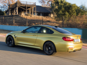 Картинка автомобили bmw za-spec coupе m4 желтый 2014г f82