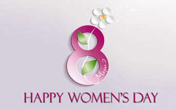 обоя праздничные, международный женский день - 8 марта, цветок, фон, цифра