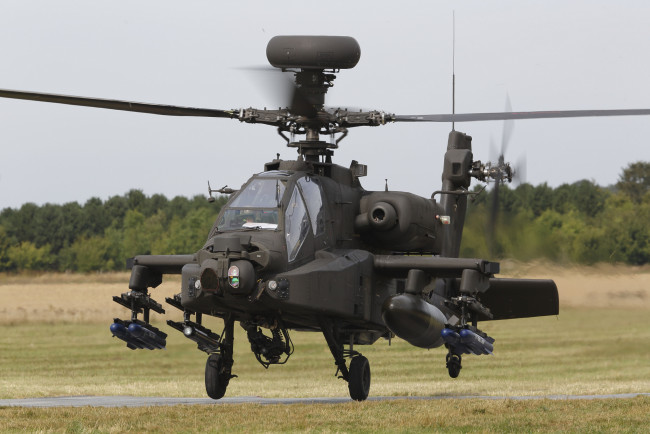 Обои картинки фото army air corps apache, авиация, вертолёты, поддержка, огневая