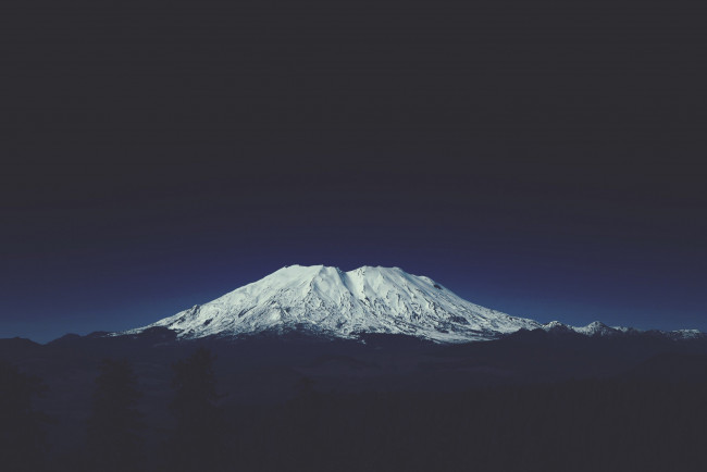 Обои картинки фото природа, горы, небо, горизонт, снег