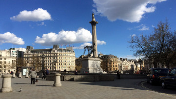 Картинка города лондон+ великобритания памятник площадь