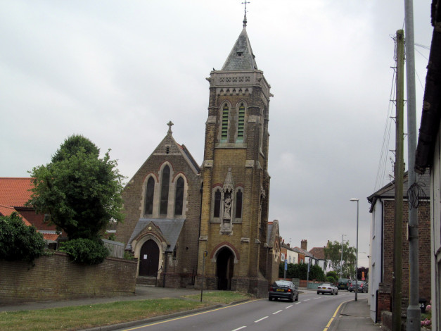 Обои картинки фото walmer, catholic church, kent, uk, города, - католические соборы,  костелы,  аббатства, catholic, church