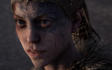Картинка видео+игры hellblade девушка лицо грязь