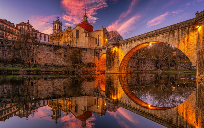 Обои картинки фото ponte sao goncalo, portugal, города, - мосты, ponte, sao, goncalo