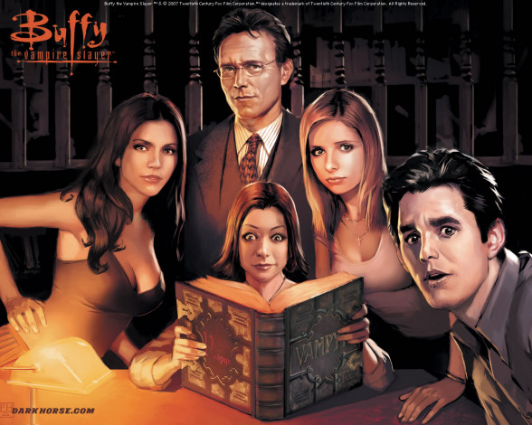 Обои картинки фото buffy, the, vampire, slayer, фэнтези