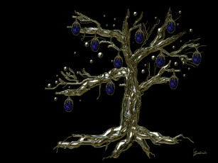 Картинка 3д графика nature landscape природа дерево подарки