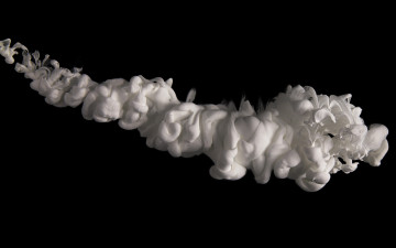 Картинка 3д графика abstract абстракции фон белый дым
