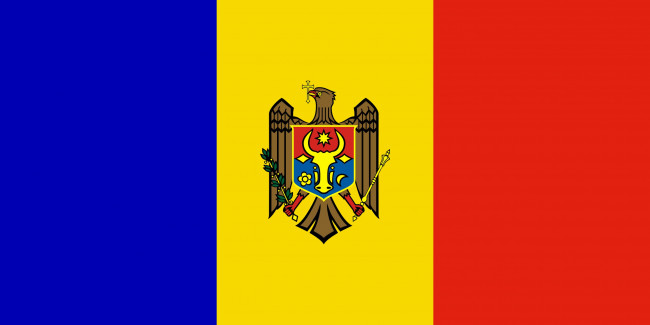 Обои картинки фото молдова, разное, флаги, гербы, синий, желтый, красный