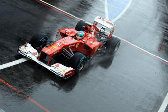 Картинка спорт формула ferrari alonso f1 болид дождь фернандо феррари алонсо fernando f2012