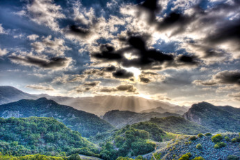 Картинка california malibu природа горы облака