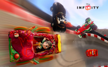 Картинка infinity видео игры disney авария гонка