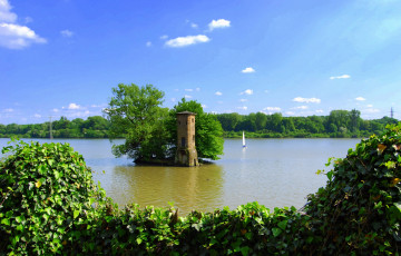 Картинка германия арнсберг природа реки озера река кусты