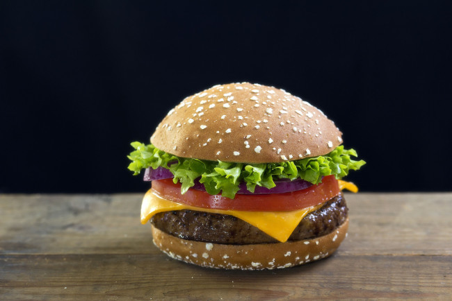 Обои картинки фото еда, бутерброды, гамбургеры, канапе, фаст-фуд, гамбургер