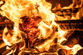 Картинка природа огонь бумага жар