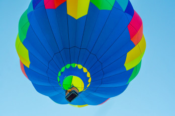 Картинка авиация воздушные+шары воздушный шар корзина полет небо
