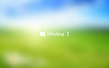 обоя компьютеры, windows 10, логотип, фон