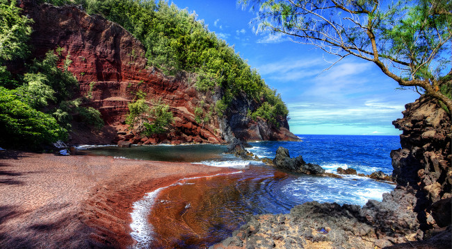Обои картинки фото природа, побережье, скала, бухта, море