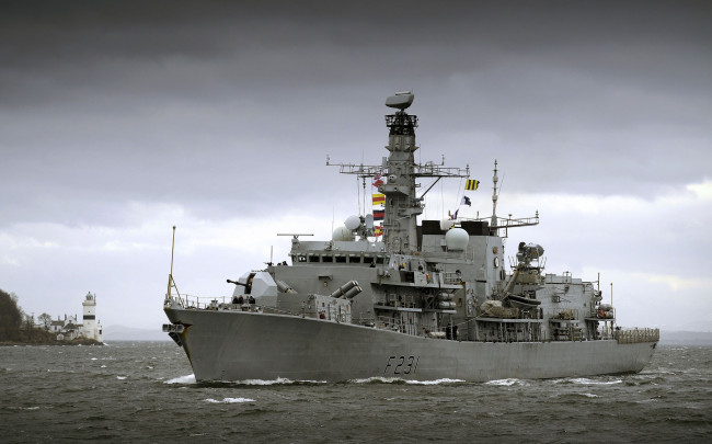 Обои картинки фото hms argyll, корабли, крейсеры,  линкоры,  эсминцы, флот, боевой