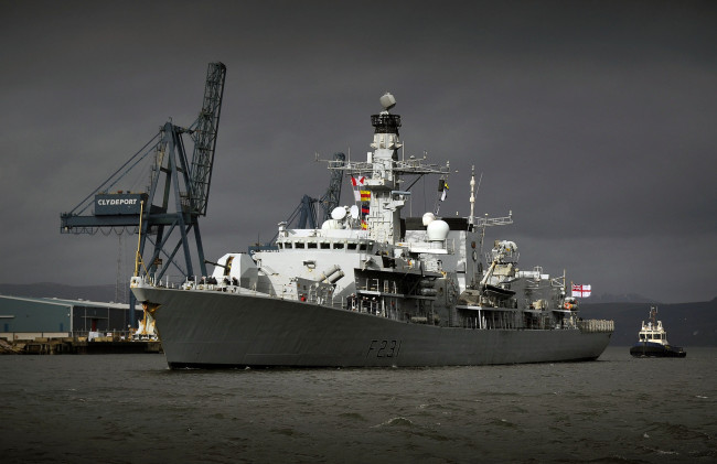 Обои картинки фото hms argyll, корабли, крейсеры,  линкоры,  эсминцы, боевой, флот