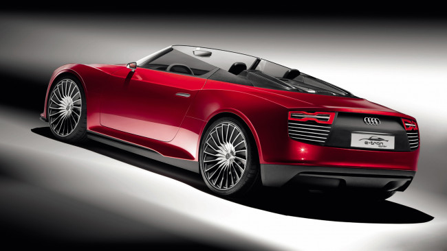 Обои картинки фото audi e-tron spyder concept 2011, автомобили, audi, e-tron, spyder, concept, 2011