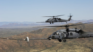 Картинка sikorsky+hh-60+pave+hawk авиация вертолёты военный вертолет ввс сша hh-60 pave hawk дозаправка sikorsky