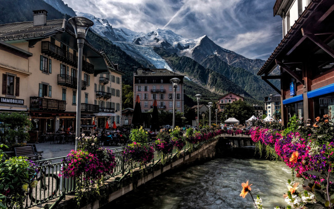 Обои картинки фото chamonix mont blanc, france, города, - улицы,  площади,  набережные, chamonix, mont, blanc