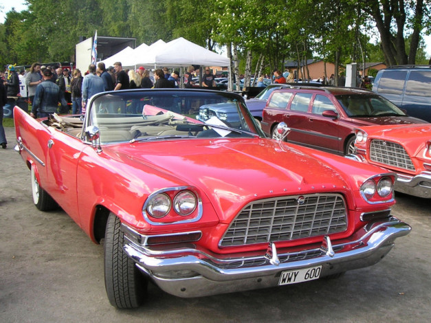 Обои картинки фото chrysler, c300, 1957, автомобили