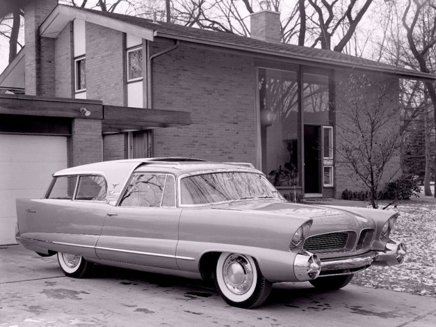 Обои картинки фото chrysler, pleinsman, 1956, автомобили