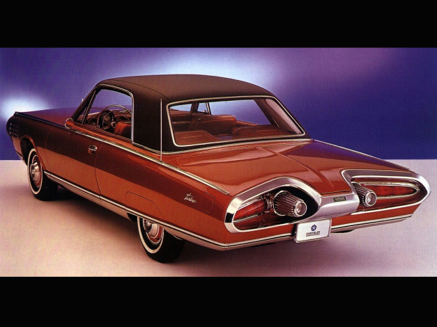 Обои картинки фото chrysler, turbine, car, автомобили