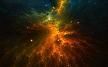 Картинка stellar cascade nebula космос галактики туманности