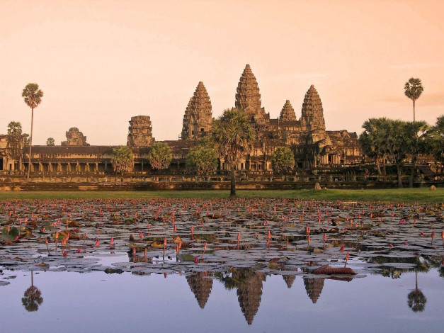 Обои картинки фото angkor, cambodia, города, исторические, архитектурные, памятники