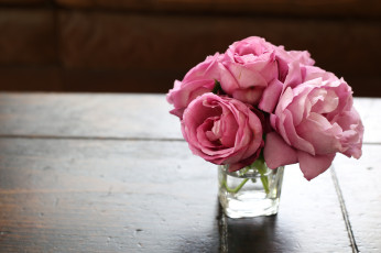 Картинка цветы розы букет ваза