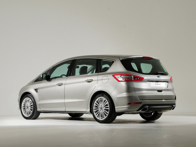 Обои картинки фото автомобили, ford, s-max, 2015г, серый