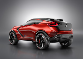 обоя автомобили, nissan, datsun, 2015г, gripz, concept, красный