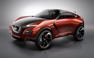 Картинка автомобили nissan datsun concept красный gripz 2015г