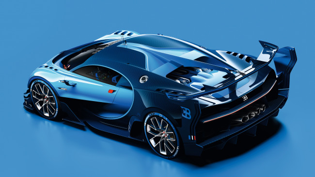 Обои картинки фото автомобили, bugatti, 2015г, turismo, gran, vision