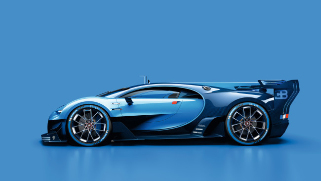 Обои картинки фото автомобили, bugatti, 2015г, turismo, vision, gran