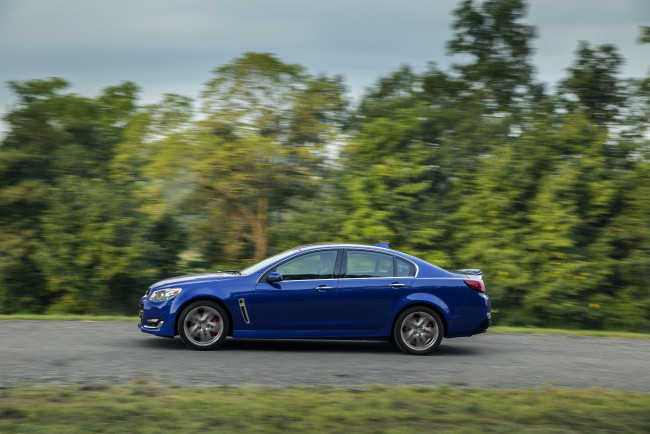 Обои картинки фото автомобили, chevrolet, 2016г, синий, ss