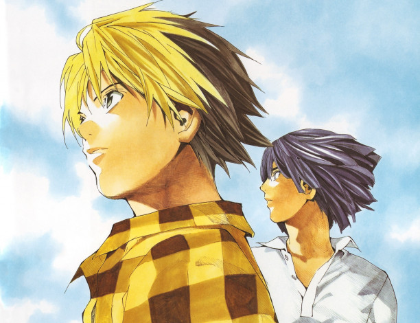 Обои картинки фото аниме, hikaru no go, парни