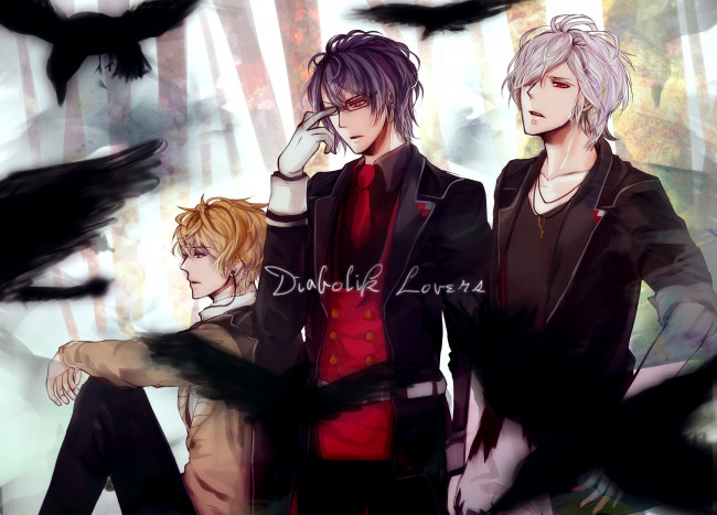 Обои картинки фото аниме, diabolik lovers, парни