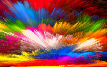 Картинка 3д+графика абстракция+ abstract bright colorful краски painting splash фон rainbow background colors