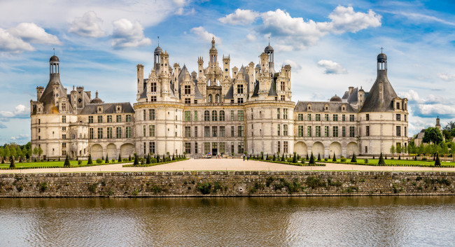 Обои картинки фото ch&, 226, teau de chambord,  loire valley,  france, города, замки франции, замок