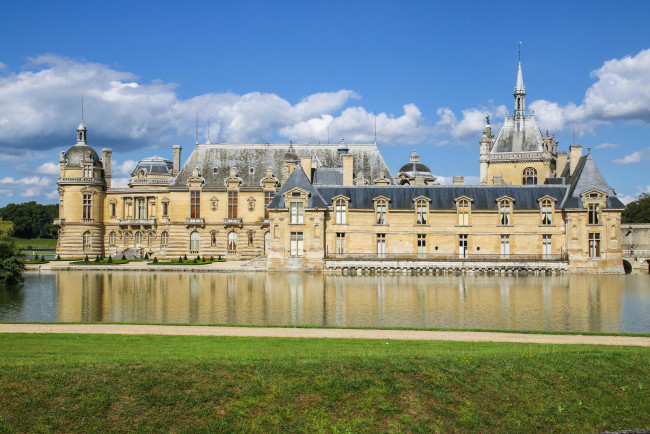 Обои картинки фото chantilly castle, города, замки франции, замок