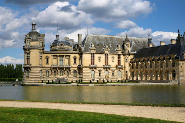 Обои картинки фото chantilly castle, города, замки франции, замок