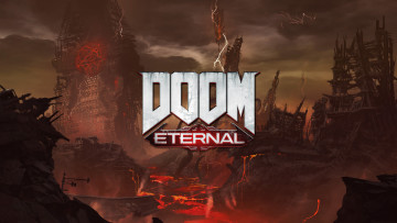 обоя видео игры, doom eternal, doom, eternal, шутер, action