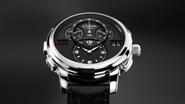 Картинка бренды glashutte роскошные часы наручные технологии цифры крупный план ремешок