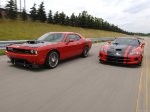 обоя dodge, challenger, srt10, concept, 2008, автомобили