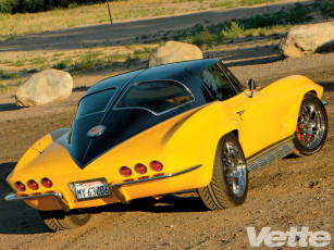 Картинка 1963 chevrolet corvette автомобили